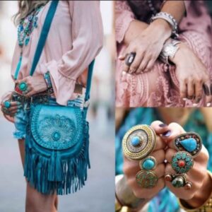 bohemian inspired handcrafted sand bottles, henna art & wooden décor